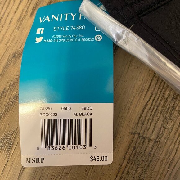 🩷🩷Vanity Fair Beauty Back® Underwire Smoothing Strapless Bra 74380 38DD(E) - Picture 3 of 6